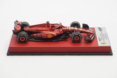 1/43 BBR Ferrari SF-24 GP australia 2024 C.Leclerc set on red leather base limited 10 pieces - Image 6