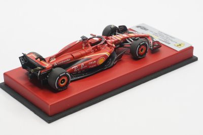 1/43 BBR Ferrari SF-24 GP australia 2024 C.Leclerc set on red leather base limited 10 pieces - Image 4