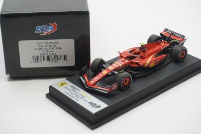 1/43 BBR Ferrari SF-24 GP australia 2024 c.sainz winner set on black leather base limited 15 pieces