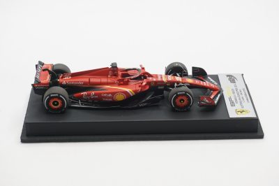 1/43 BBR Ferrari SF-24 GP australia 2024 C.Leclerc set on black leather base limited 10 pieces - Image 6