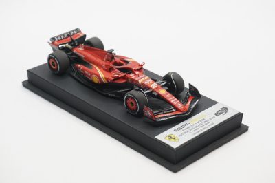 1/43 BBR Ferrari SF-24 GP australia 2024 C.Leclerc set on black leather base limited 10 pieces - Image 5